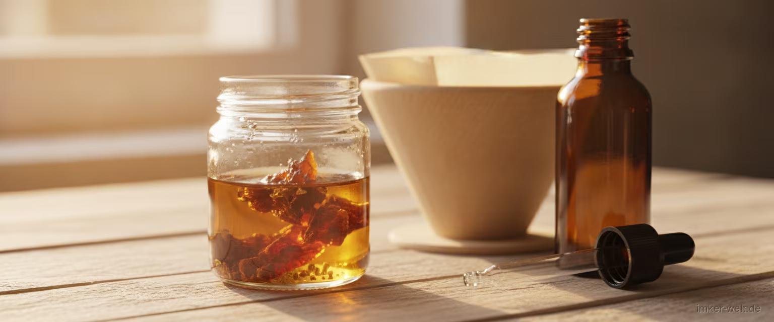Propolis Tinktur selber machen: Rezept in 4 Schritten