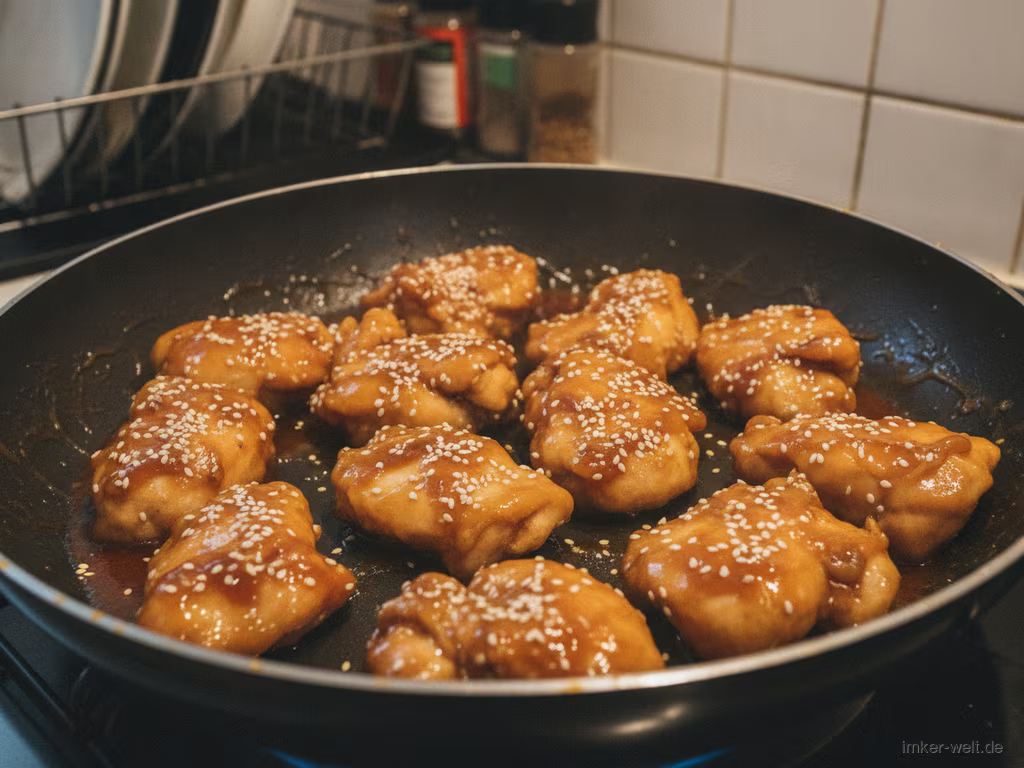 Honig-Knoblauch-Sauce: klebrig-würzig