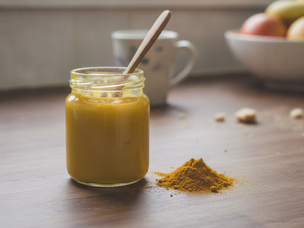 Honig-Kurkuma-Paste (Goldene Paste) selber machen