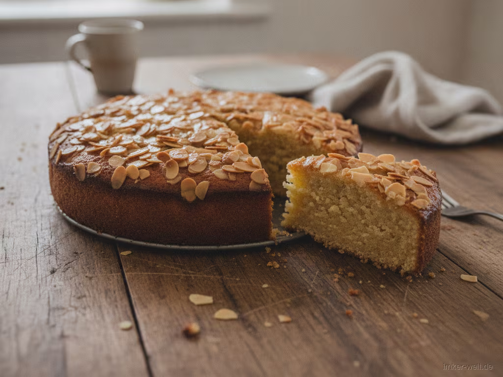 Honig-Mandel-Kuchen: saftig & einfach