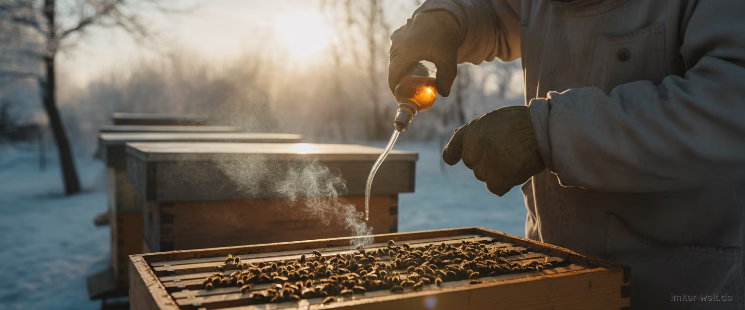 Varroa-Winterbehandlung: Oxalsäure im brutfreien Volk