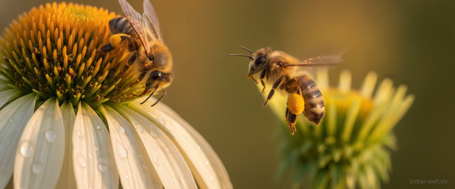Was essen Bienen? Nektar, Pollen & Winterfutter