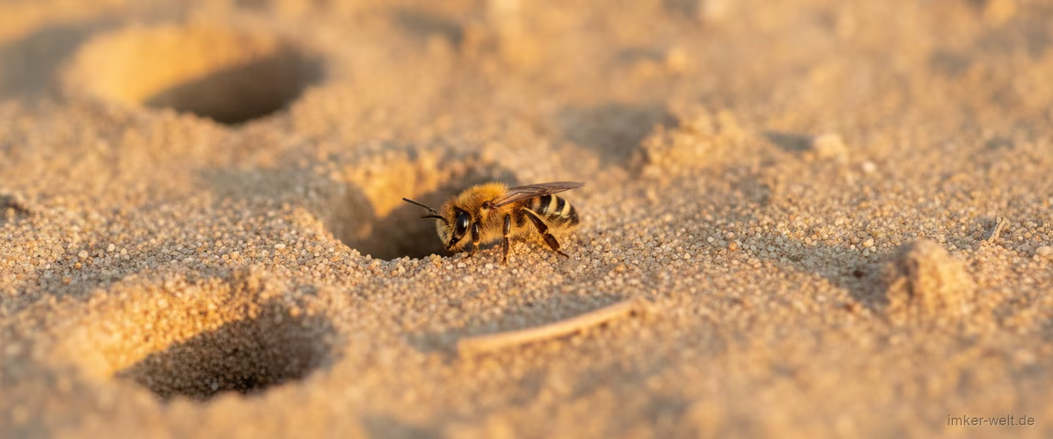 Wildbienen-Nest: Wo nisten Wildbienen?